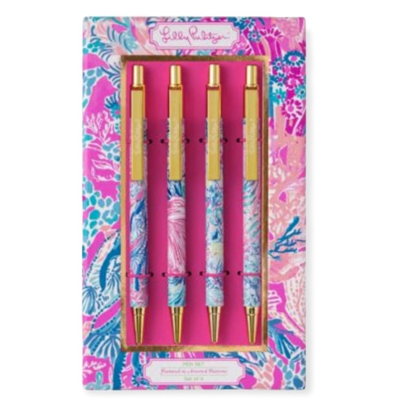 Lilly Pulitzer Accessories Lilly Pulitzer Pen Set Aquadesiac